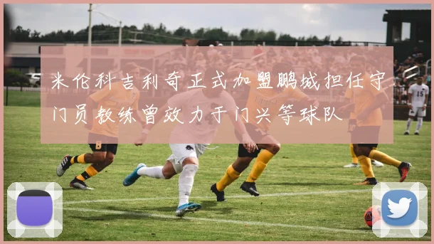 米伦科吉利奇正式加盟鹏城担任守门员教练曾效力于门兴等球队